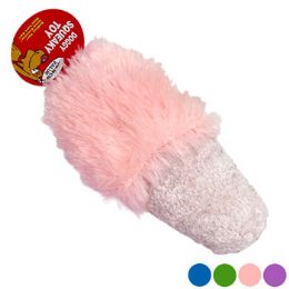 72 Wholesale Dog Toy Plush 7in Slipper With