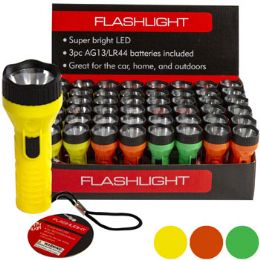 48 Bulk Flashlight Led 4in L