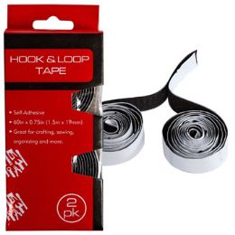 48 Cases Hook & Loop Tape 60 X .75in SelF-Adhesive/color Box - Tape & Tape Dispensers