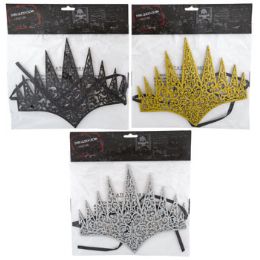 36 Wholesale Crown Dark Queen Fabric/eva