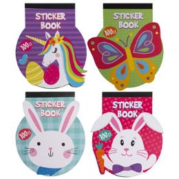 48 Cases Sticker Easter Book 3ast 8pg 4-C Print Upc/clear Plast Hook 3ast Diecut Covers - Stickers