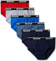 60 Wholesale Gildan Mens Briefs, Assorted Colors Size 2xl Only