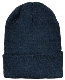 1200 Wholesale Yacht & Smith Black Unisex Winter Warm Beanie Hats, Cold Resistant Winter Hat