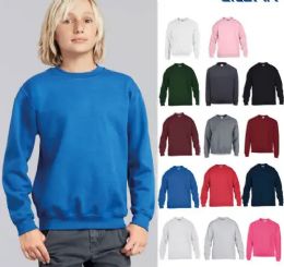 72 Pieces Youth Crewneck Sweatshirts Size Small - Boys Sweaters
