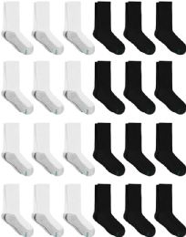 3600 Pairs Hanes Boys Assorted Color Crew Socks Size 9-11 - Kids Socks For Donation