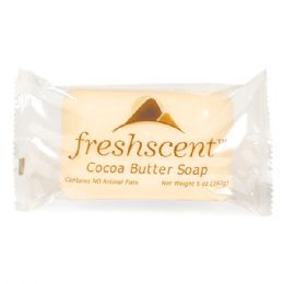 144 Pieces Freshscent 5 Oz. Cocoa Butter Soap - Shampoo And Skin Care For Donation