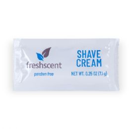 4000 Pieces Freshscent Shave Cream Packet .25 oz - Shaving Cream And Razors For Donation