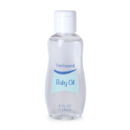 300 Pieces Freshscent 4 Oz. Baby Oil - Personal Hygiene For Donations