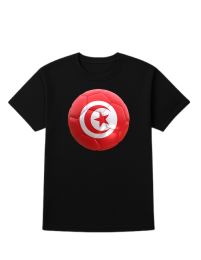 60 Pieces Unisex Cotton Soccer Printed T Shirt Tunisia Soccer Printed Tee Size Small - Event Apparel