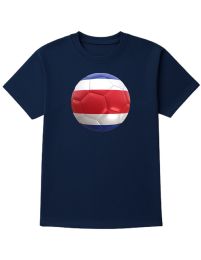60 Pieces Unisex Cotton Soccer Printed T Shirt Costa Rica Soccer Printed Tee Size Large - Event Apparel