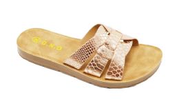 12 Wholesale Sandals For Women In Champagne Size 7-11