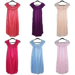 24 Pieces Silk Gown Size 2xl - Women's Pajamas and Sleepwear