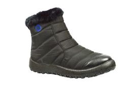 12 Bulk Snow Boots For Women Comfortable Winter Boots Color Black Size 6-11