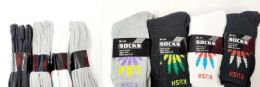 240 Wholesale Sock Assorted Color Size 10 - 13