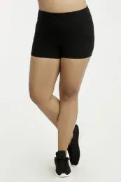 36 of Sofra Cotton Legging Shorts 12 Inch Outseam Plus Size 2xl