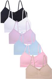 216 Pieces Sofra Girl's Seamless Training Bra Size L/XL Age 12 to 14 - Girls Underwear and Pajamas