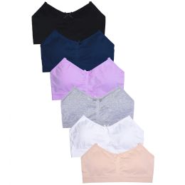 216 Pieces Sofra Girl's Seamless Training Bra Size S/M Age 7 to 11 - Girls Underwear and Pajamas