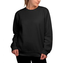 12 Pieces Sofra Ladies Fleece Crewneck Sweatshirt Size M - Women's Hoodies And Sweatshirts