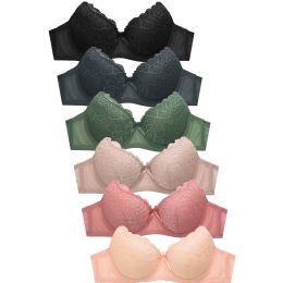 288 Pieces Sofra Ladies Full Cup Lace Bra Cup C - Womens Bras And Bra Sets