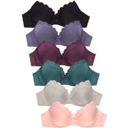 288 Pieces Sofra Ladies Plain Bra Cup C - Womens Bras And Bra Sets