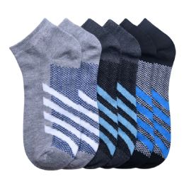 432 Pairs Spandex Ankle Socks Size 4-6 - Boys Ankle Sock