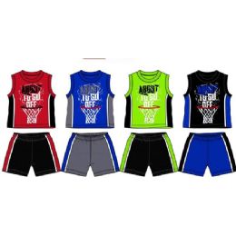 48 of Spring Boys Jersey Top With Close Mesh Short Sets Size Infant