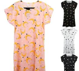 24 Pieces Womens Stars Design Night Gown Size xl - Women's Pajamas and Sleepwear