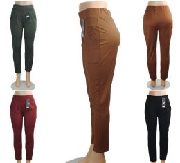 36 Wholesale Womens Thin Fall Trousers Pants Size L /xl