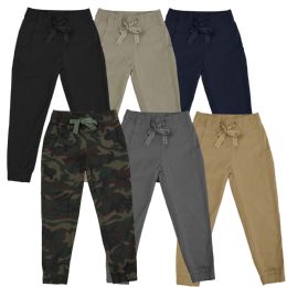 24 Bulk Toddlers Boy Jogger Pants In Camouflage