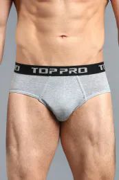 144 Wholesale Top Pro Men's Stretch Bikini Briefs Size M