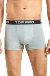 144 Pieces Top Pro Men's Stretch Boxer Trunks Size L - Mens Underwear