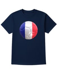 12 Pieces Unisex Cotton Soccer Printed T Shirt France Soccer Printed Tee Size 2X-Large - Soccer Team Tees