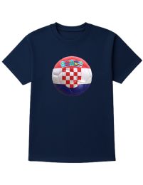12 Pieces Unisex Cotton Soccer Printed T Shirt Croatia Soccer Printed Tee Size X-Large - Soccer Team Tees