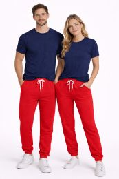 Unisex Jogger Sweatpants Size 2X-Large Red