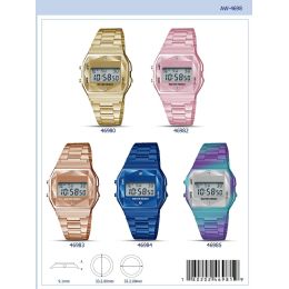 12 Wholesale Digital Watch - 46990 assorted colors