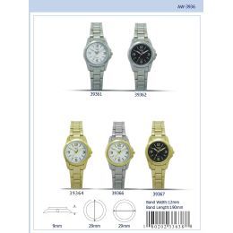 12 Pieces Ladies Watch - 39362 assorted colors - Women's Watches