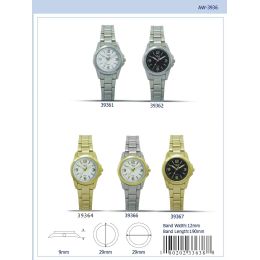 12 Pieces Ladies Watch - 39366 assorted colors - Women's Watches