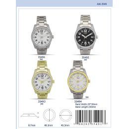 12 of Men's Watch - 35493 assorted colors
