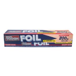12 Wholesale Real Tough Aluminum Foil 200sq