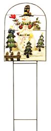 8 Wholesale Christmas Hand Painted Lawn Decoration Large 41 Inch X 12.5 Inch Wide