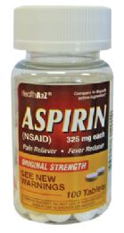 24 Wholesale Health A2z Aspirin Coated Tabl
