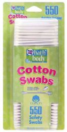 36 Wholesale Cotton Swab 550 Count