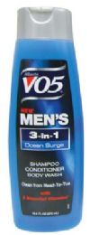 6 Wholesale Vo5 Men's 3 In 1 Shampoo/ Conditioner/body Wash 12.5 Oz Ocean Surge