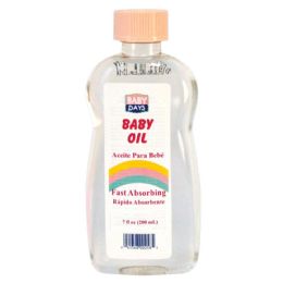 24 Wholesale Baby Days Baby Oil 7 oz