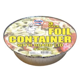 36 Pieces Pride Aluminum Container 9in 3 - Food & Beverage Gear