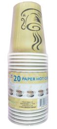 24 Wholesale Pride Paper Hot Cup 8 Oz 20ct