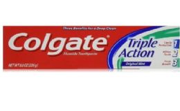 24 Wholesale Colgate T/paste 8 Oz Triple Action