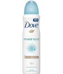6 Wholesale Dove Spray 250 Ml Mineral Touch (women)