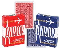 144 Wholesale Aviator Playing Card Poker