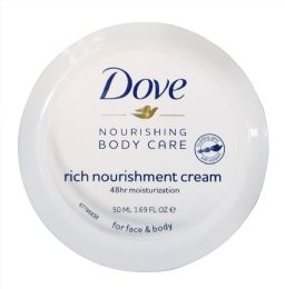 48 Wholesale Dove 50 Ml Nourishing Body Cream 1.69 Oz (blue)